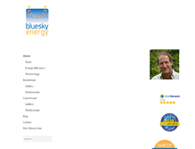 Tablet Screenshot of blue-sky-energy.com